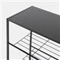 OHS Manhattan Shelf Storage 4 Tier Shoe Organiser Unit Hallway Office Home