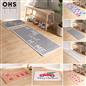 OHS Print Doormat Runner Xmas Festive Decorative Hallway Rug Kitchen Floor Mat