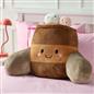 OHS Character Cuddle Cushion Soft Fleece Reading Pillow with Arms Bed Chair