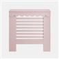 OHS Scallop Radiator Cover Engineered Wood Modern Side Board Cabinet Shelf