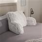 OHS Fluffy Cuddle Cushion Reading Pillow with Arms Lumbar Bed Chair