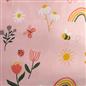 Floral Duvet Cover Bedding Set Pillowcases Rainbow Revesible Quilt Single Double