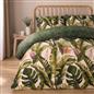 Tropical Duvet Cover Set Leaves Reversible Soft Bedding Quilt with Pillowcases