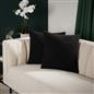 OHS Boucle Cushion Covers  2 Pack Teddy Fleece Square Pillowcases Home Decor