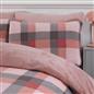 Dreamscene Check Teddy Fleece Duvet Cover with Pillowcase Thermal Bedding Set UK