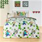 OHS x Minecraft Duvet Cover Set Reversible Bedding with Pillowcase Kids Xmas