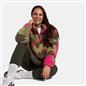 OHS Camo Half Zip Hoodie Teddy Fleece Winter Thermal Jumper Pullover Sweatshirt