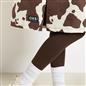OHS Coat Drying Robe Animal Print Sherpa Lined Water Resistant Oversized