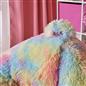 OHS Kids Fluffy Bean Bag Chair Seat Footstool Rest Filled Warm Soft Cushion
