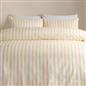 OHS Watercolour Embossed Bedding Set Stripe Duvet Cover with Pillowcase