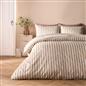 OHS Watercolour Embossed Bedding Set Stripe Duvet Cover with Pillowcase
