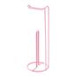 OHS Metal Toilet Roll Holder Freestanding Bathroom Storage Organiser