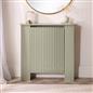OHS Ribbed Radiator Cover Slatted Engineered Wood Side Board S M L Cabinet Shelf