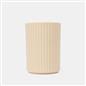 Bathroom Accessories 4 Piece Set Ribbed Soap Dispenser Holder Tumbler Toothbrush