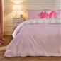OHS Bow Lattice Bedding Set Microfibre Reversible Duvet Cover with Pillowcase