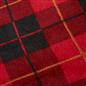 OHS Large Tartan Sherpa Flannel Fleece Throw Over Bed Blanket Check Red