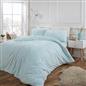 OHS Teddy Fleece Duvet Cover with Pillow Case Thermal Warm Bedding Set