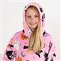 OHS Kids Hoodie Blanket Halloween Prints Sherpa Lined Wearable Throw