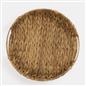 Round Serving Tray Home Accessory Display Seagrass Decorative Organiser Bedroom