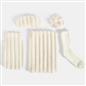 OHS Ribbed Faux Fur Winter Gift Set Hot Water Bottle Socks Eye Mask Scrunchie