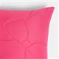 OHS Bows Quilted Cushion Covers Pinsonic Square Pillowcases Home Decor