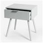 OHS Venice Nightstand Bedside Table 1 Drawer End Side Storage Cabinet