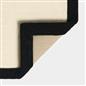 OHS Foam Bath Mat Contrast Border Trim Soft Absorbent Non Slip Shower Rug