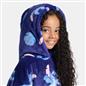 OHS Stitch Hoodie Blanket Kids Winter Flannel Sherpa Fleece Wearable Throw