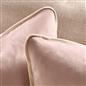 OHS Piped Edge Cushion Covers Matte Velvet Soft Luxury 2/4 Square Pillowcases