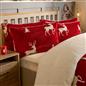 Stag Duvet Cover Pillowcase Bedding Set Soft Ribbed Fleece Quilt Double King Bed