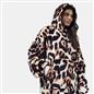 Leopard Hoodie Blanket Sherpa Fleece Supersoft Plush Oversized Throw Wearable