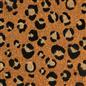 OHS Leopard Print Doormat Non Slip Indoor Outdoor Natural Coir Door Mat Rug