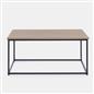 OHS Coffee Table Marble Bedside End Living Room Modern Metal Frame Home Decor