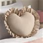 Heart Filled Cushion Plump Bedroom Scatter Pillow Valentines Frill Chair Sofa