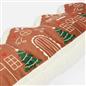 OHS Gingerbread House Draught Excluder Xmas Draft Wind Blocker Door Stopper