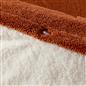 OHS Pumpkin Tufted Duvet Cover Set Halloween Autumn Teddy Fleece Bedding