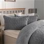 OHS Cable Knit Bedding Set Reversible Fleece Quilt Duvet Cover with Pillowcase