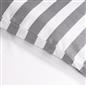 OHS Stripe Edge Bedding Set Microfibre Duvet Cover with Pillowcase