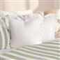 OHS Frill Cushion Covers Faux Linen Soft Square Pillowcases Home Decor Multipack