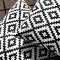 OHS Print Outdoor Cushion Covers Garden Water Resistant Filled Inserts Seat Set