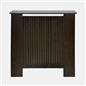 OHS Ribbed Radiator Cover Slatted Engineered Wood Side Board S M L Cabinet Shelf