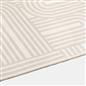 OHS Washable Rug Geometric Print Ultra Soft Living Room Area Mat Accent Rugs