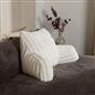 OHS Reading Cuddle Cushion Fleece Heatable Pillow Arms Chair Back Support