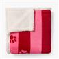 OHS Paw Pet Blanket Reversible Sherpa Fleece Dog Cats Thermal Calming Throw