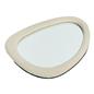 OHS Wall Mirror Matte Velvet Irregular Home Decor Vanity Living Room Bedroom