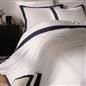 OHS Contrast Border Bedding Set Soft Microfibre Duvet Cover with Pillowcases