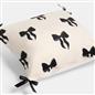 OHS Bows Cuddle Cushion Fleece Back Support Reading Pillow with Arms Bed Chair