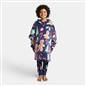 OHS Xmas Blanket Hoodie Kids Christmas Print Sherpa Oversized Hooded Throw