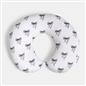 OHS Neck Pillow Travel Support U Shape Head Rest Car Plane Filled Plump Cushion