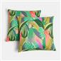 OHS Print Outdoor Cushion Covers Garden Water Resistant Filled Inserts Seat Set